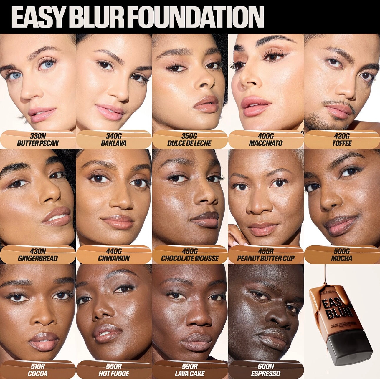 a HUDA BEAUTY - EASY BLUR (Fond De Teint )