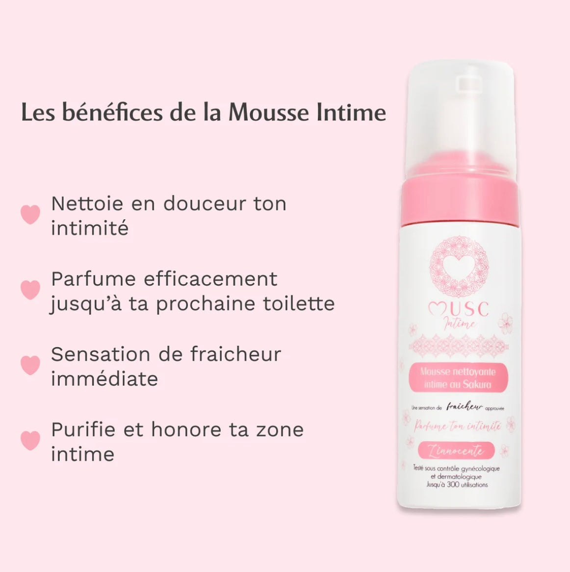 MUSC INTIME - Mousse intime Sakura 🌸