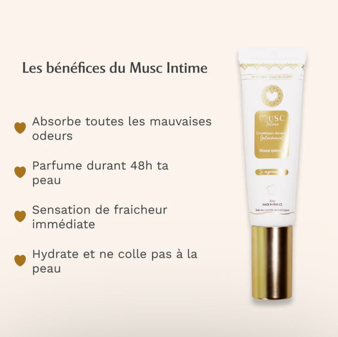 MUSC INTIME - Musc intime La Réyonnante  Monoï Orientale