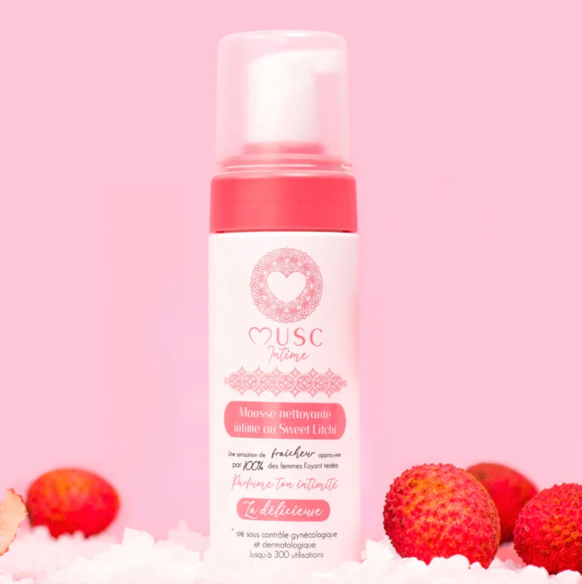 MUSC INTIME - Mousse Intime Sweet Litchi - La Délicieuse