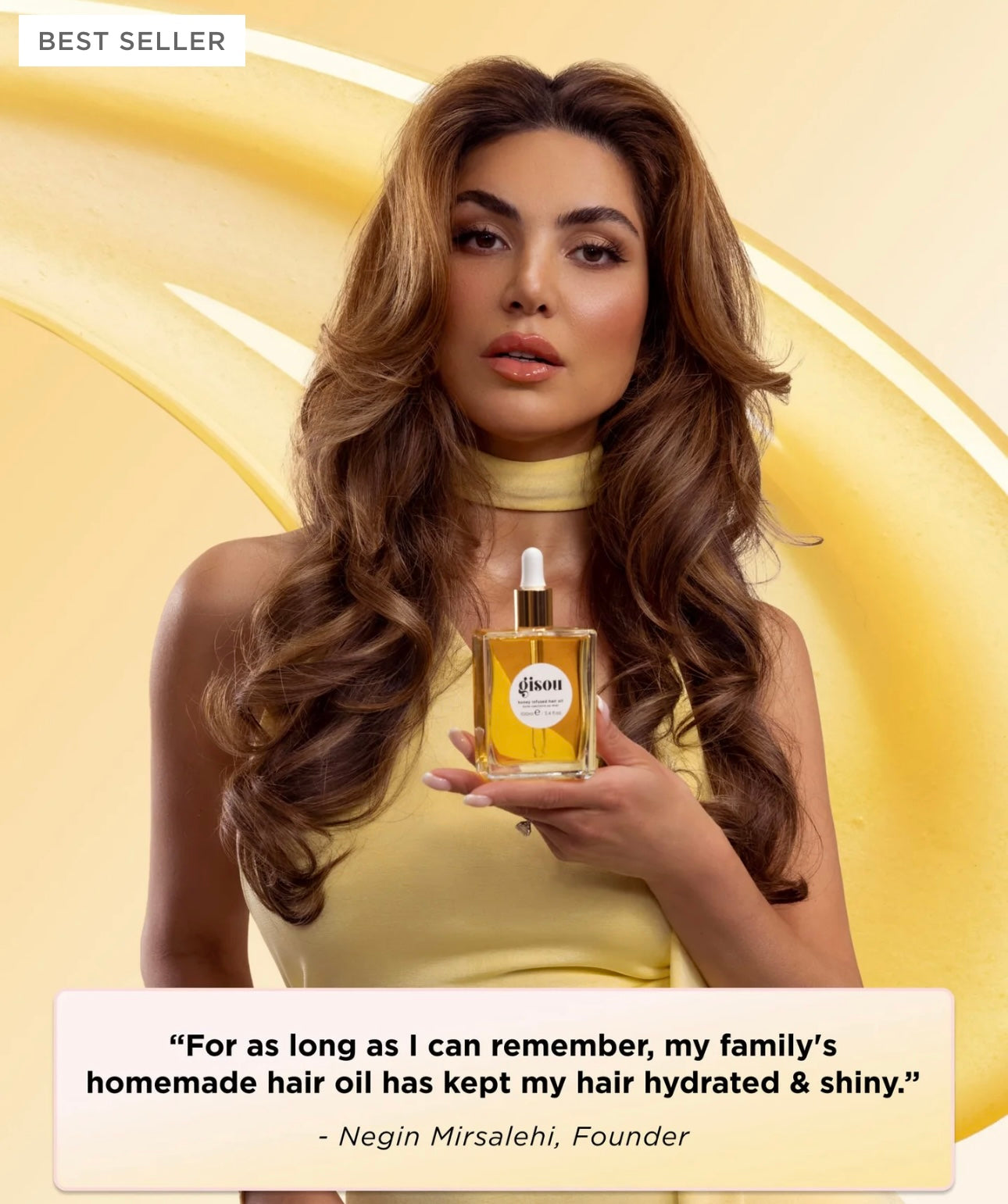 a GISOU - Honey Infused Hair Oil