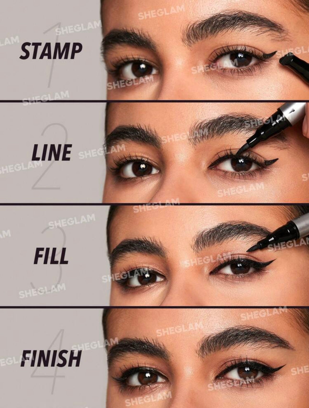 SHEGLAM - eyeliner 2en 1 waterproof