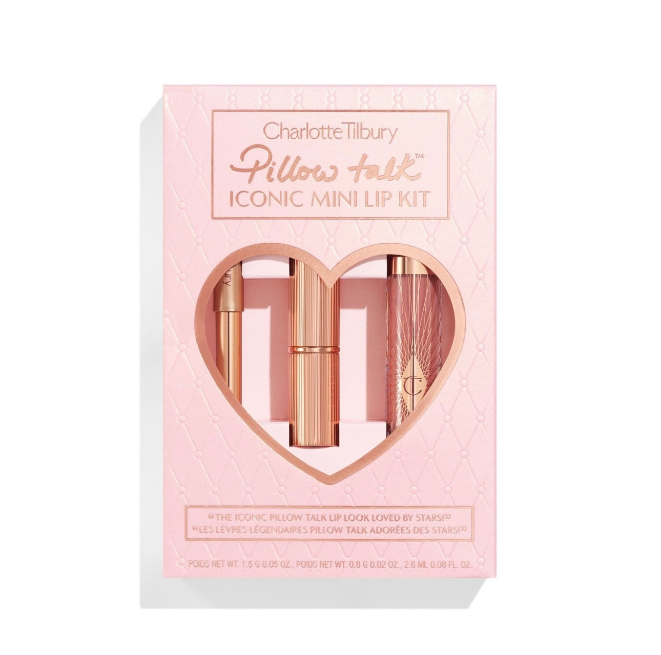 Charlotte Tilbury - Pillow Talk Iconic Mini Lip Kit