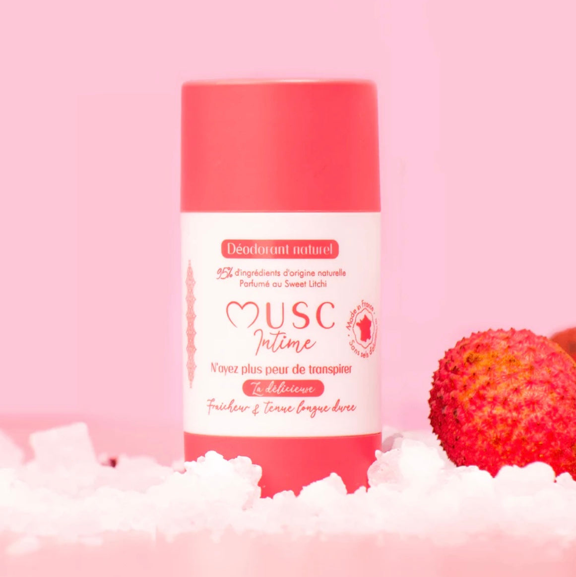 MUSC INTIME - Déodorant Sweet Litchi , La Délicieuse