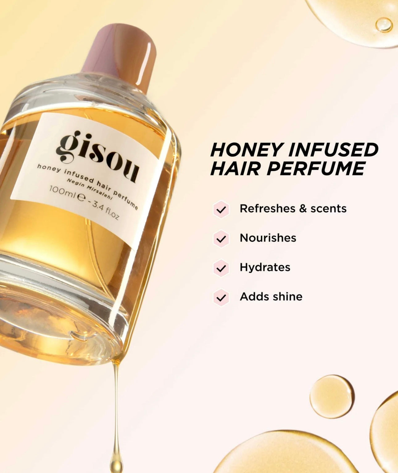 GISOU - Honey🍯 Infused Hair Parfume ( 50 ML )