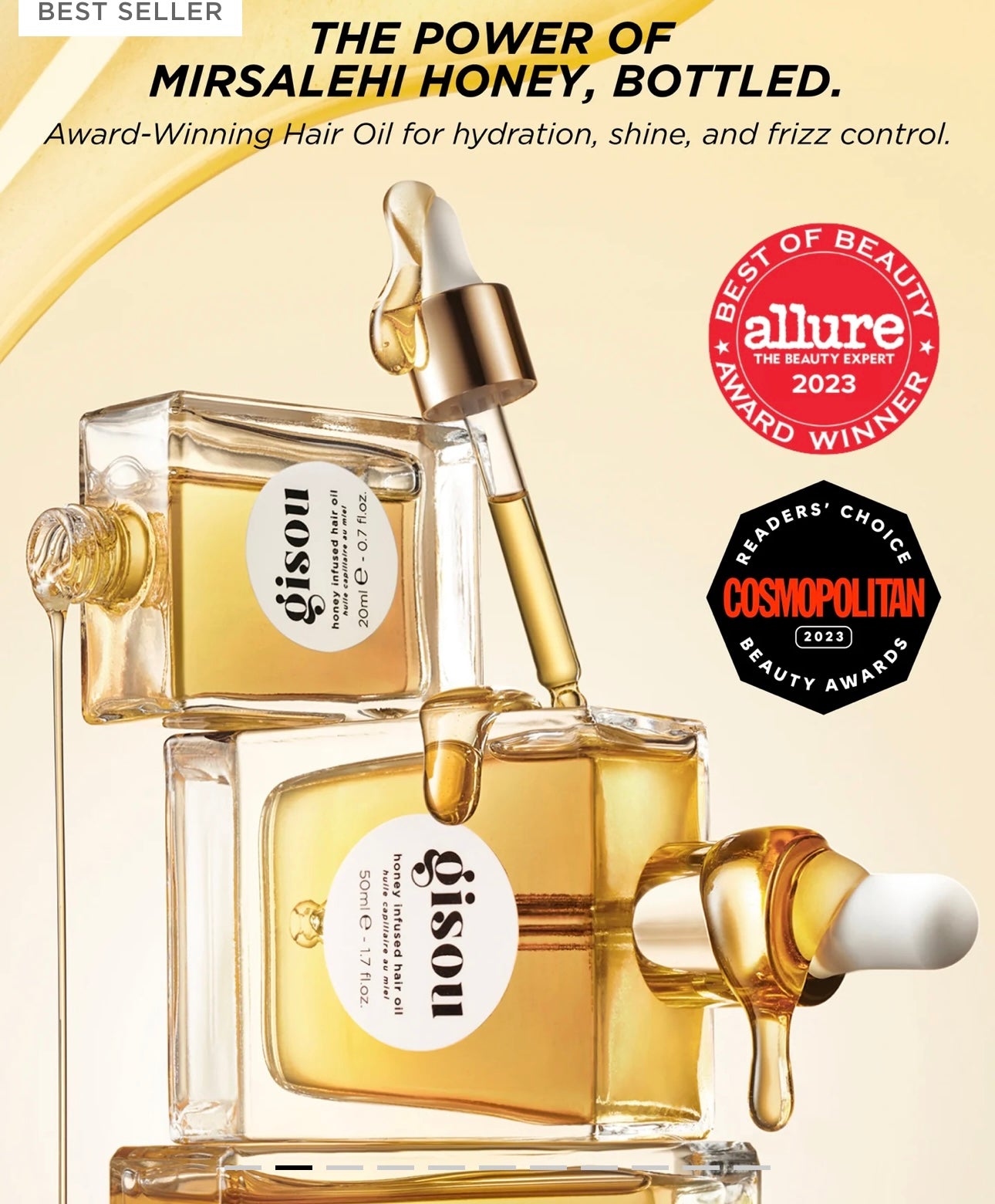 a GISOU - Honey Infused Hair Oil