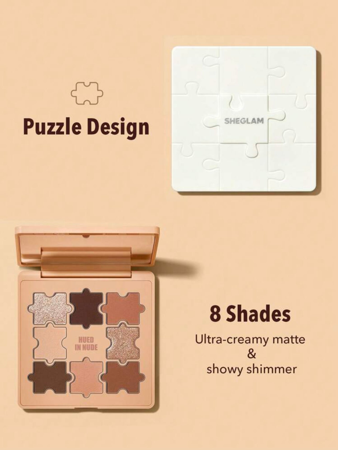 SHEGLAM - eyeshadow palette nude