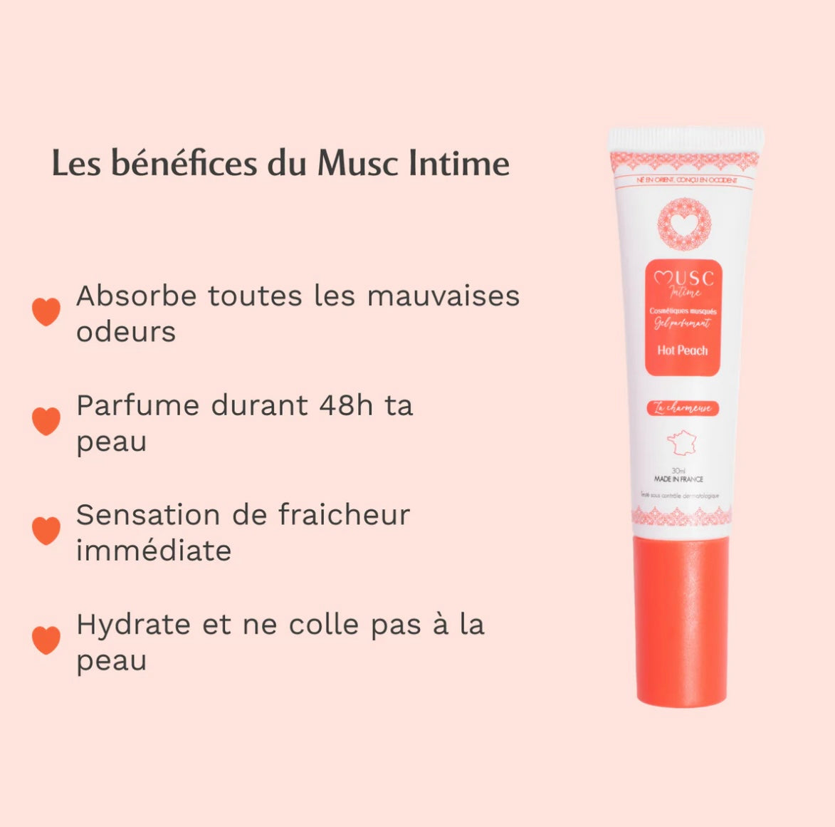 MUSC INTIME - Musc intime Hot Peach 🍑