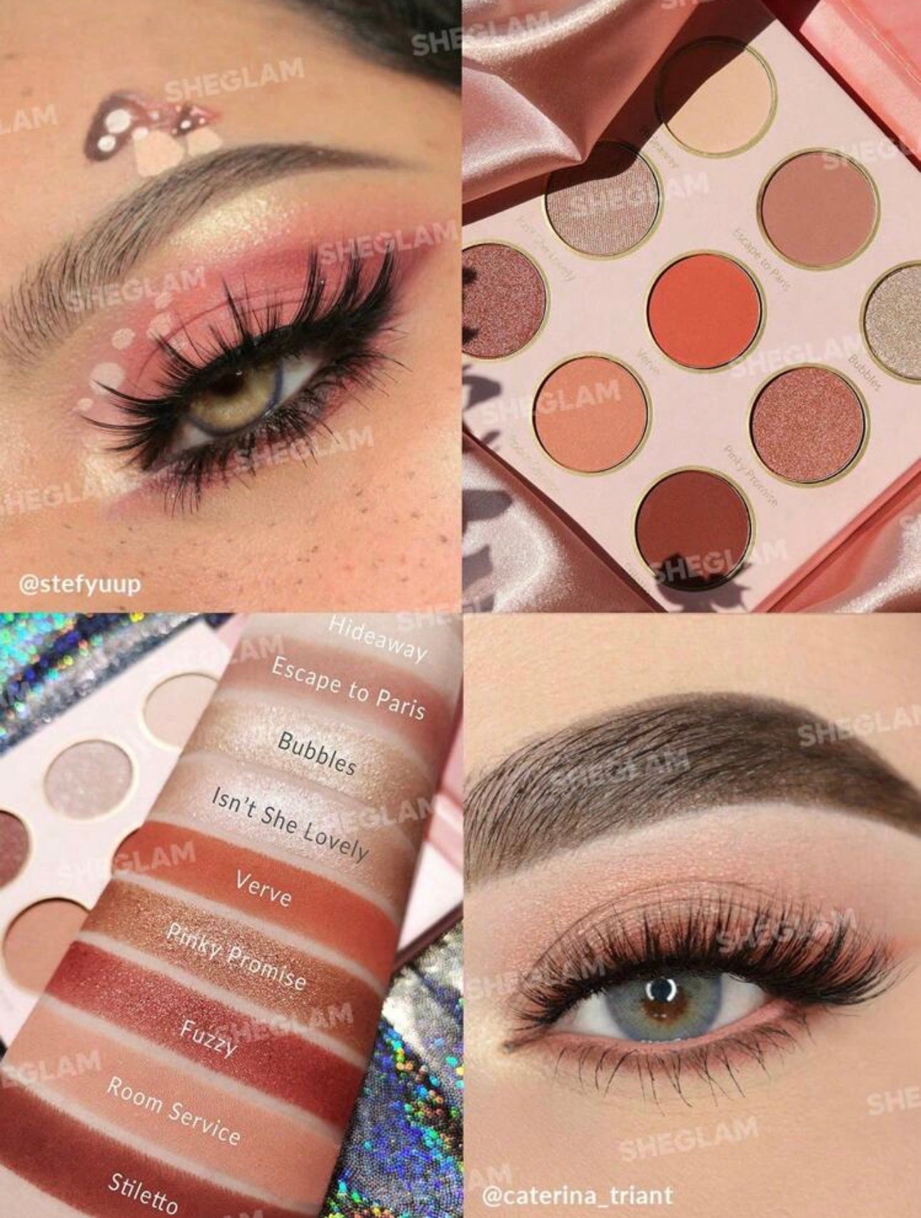 SHEGLAM -  rose code palette