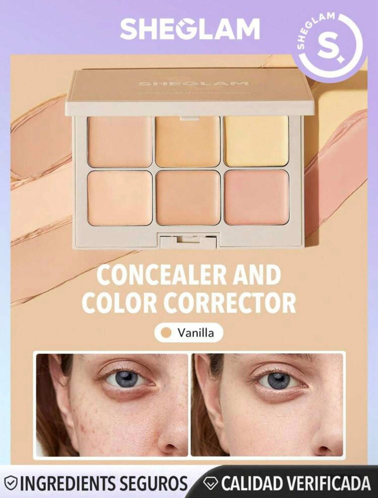 SHEGLAM - palette crème Anti cerne