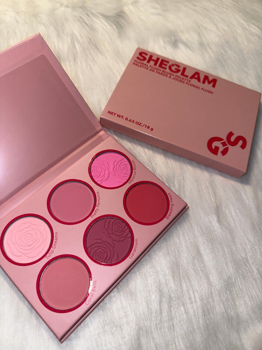 a SHEGLAM – Palette de fards à joues (x6) couleurs